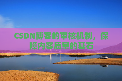 CSDN博客的审核机制，保障内容质量的基石